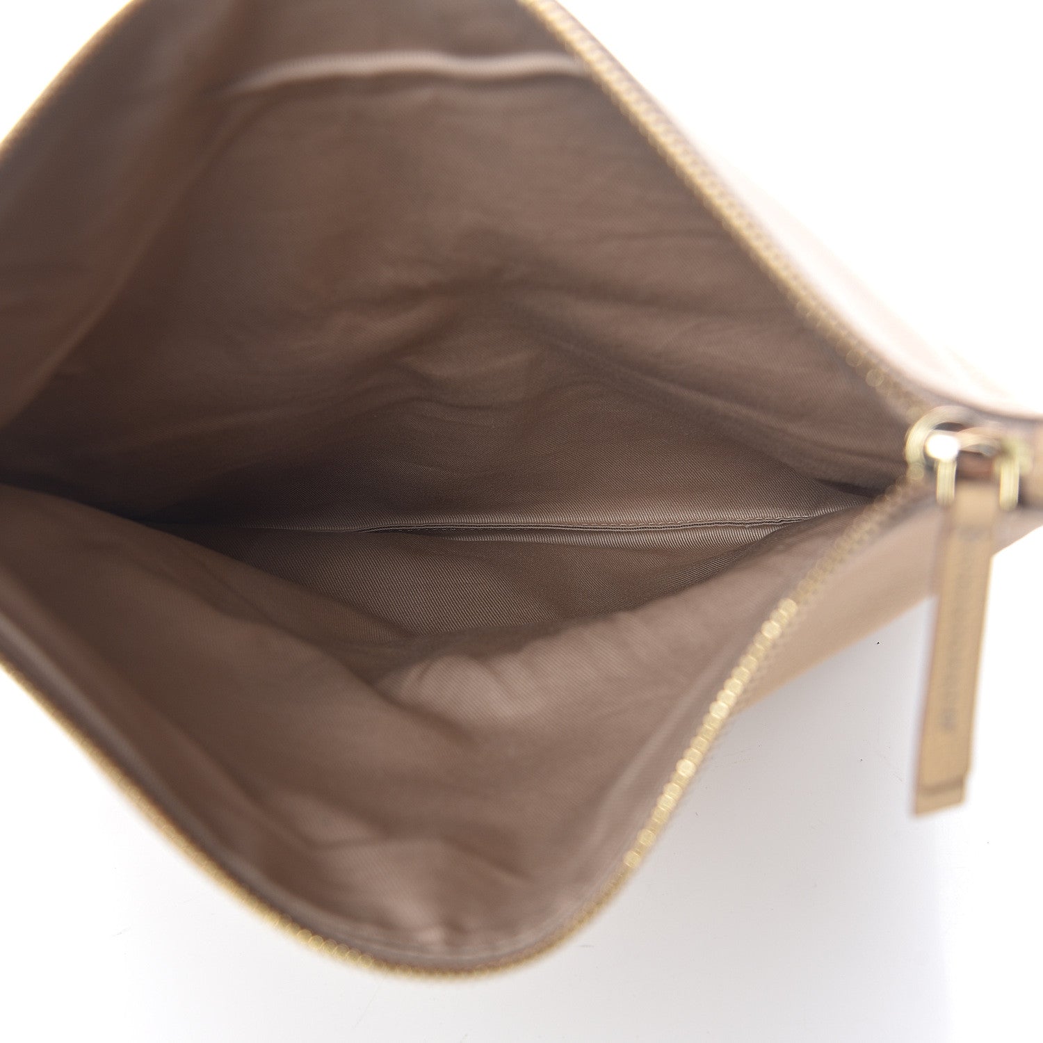 MCM Visetos Corina Foldover Crossbody Bag Latte Beige 4 of 9