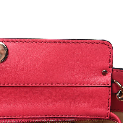 Valentino Garavani Vitello Small Rockstud Double Handle Tote Deep Fuxia 12 of 14