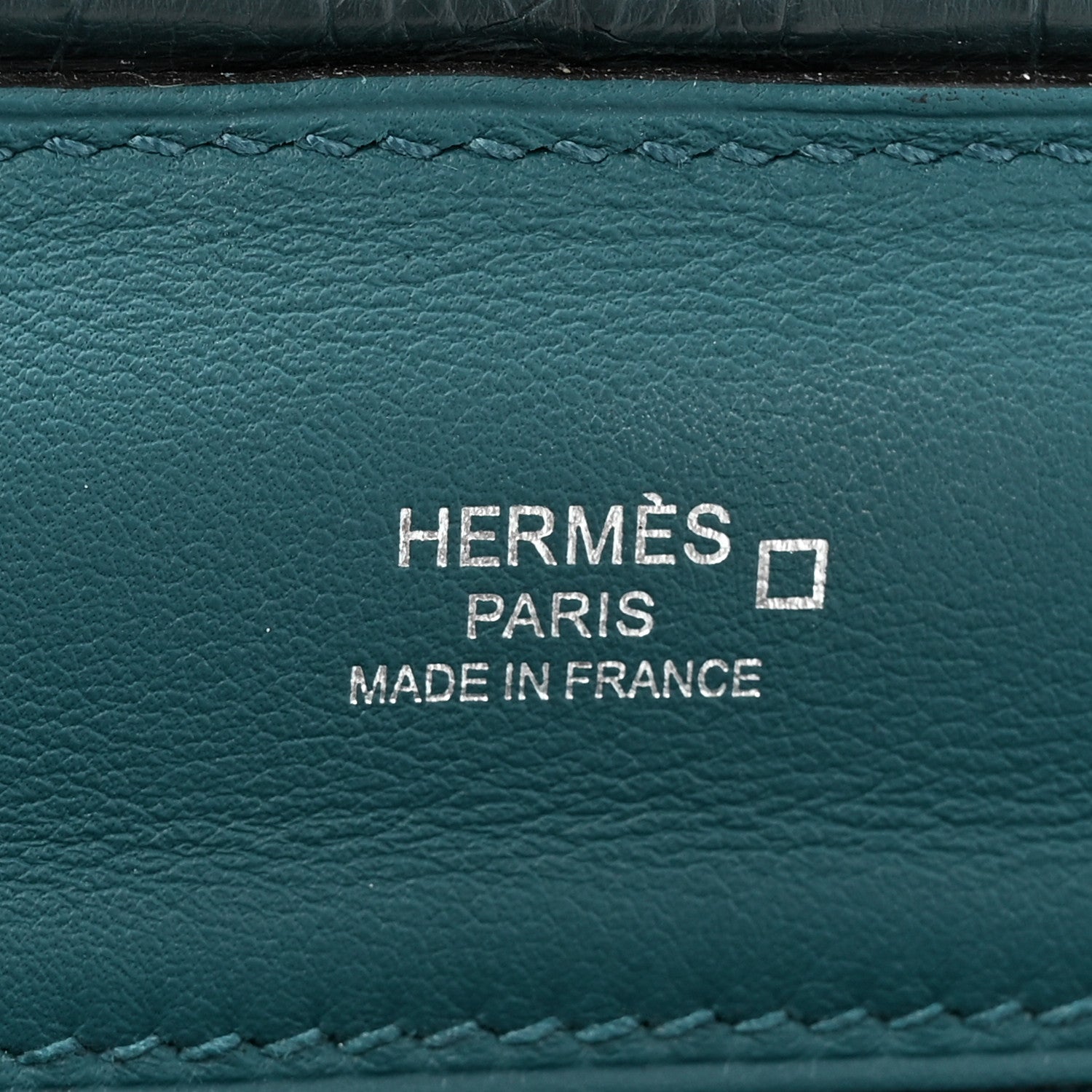Hermes Evercolor Matte Alligator Swift Touch 24/24 21 Vert Bosphore 6 of 11