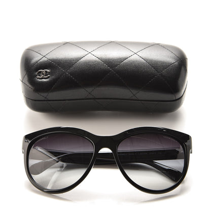 Chanel Freshwater Cultured Pearl Butterfly Sunglasses 6040-H Black 9 of 9