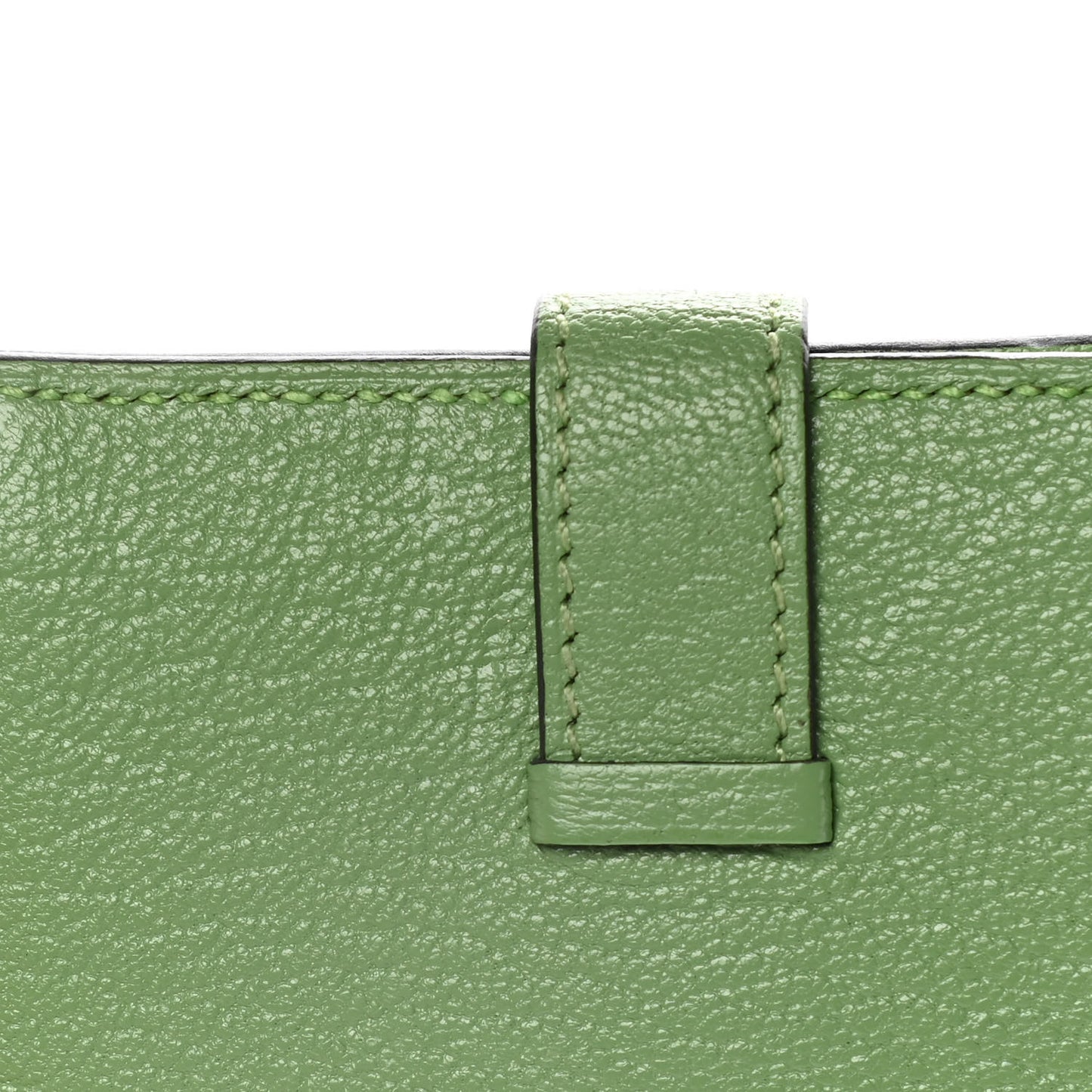 Chevre Mysore Mini Bearn Wallet Vert Criquet