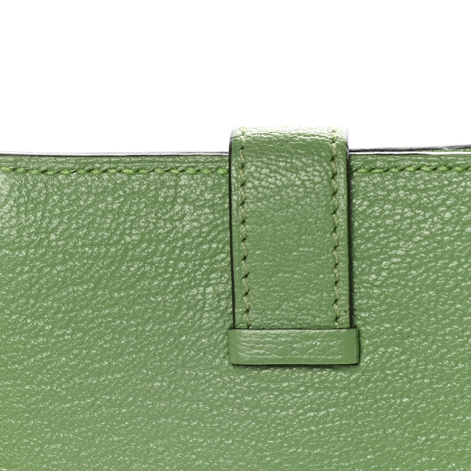Hermes Chevre Mysore Mini Bearn Wallet Vert Criquet 12 of 16