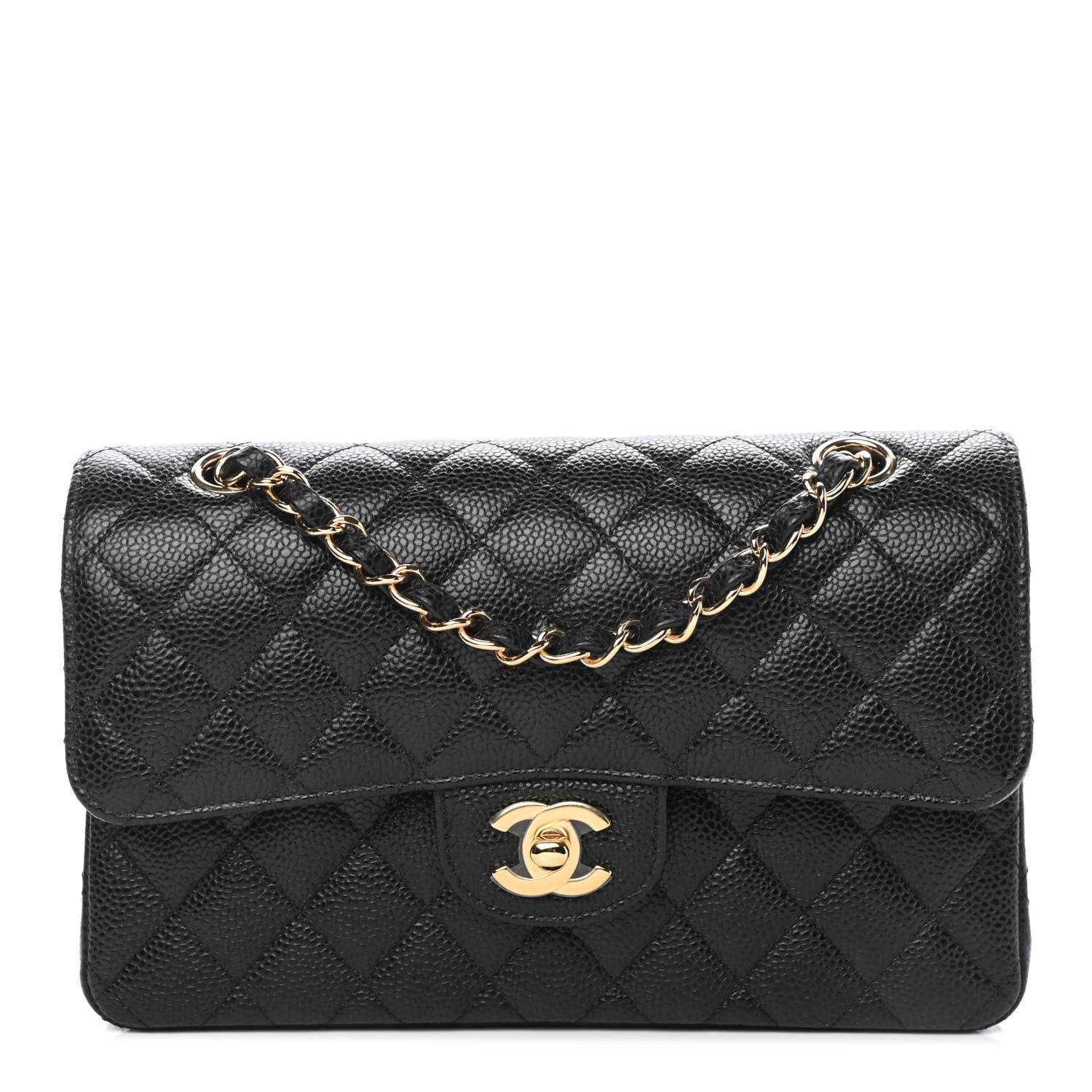 Chanel Caviar Quilted Small Double Flap Black 1 of 9
