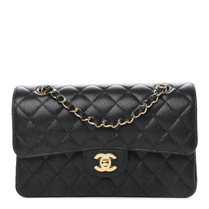 Chanel Caviar Quilted Small Double Flap Black 1 of 9