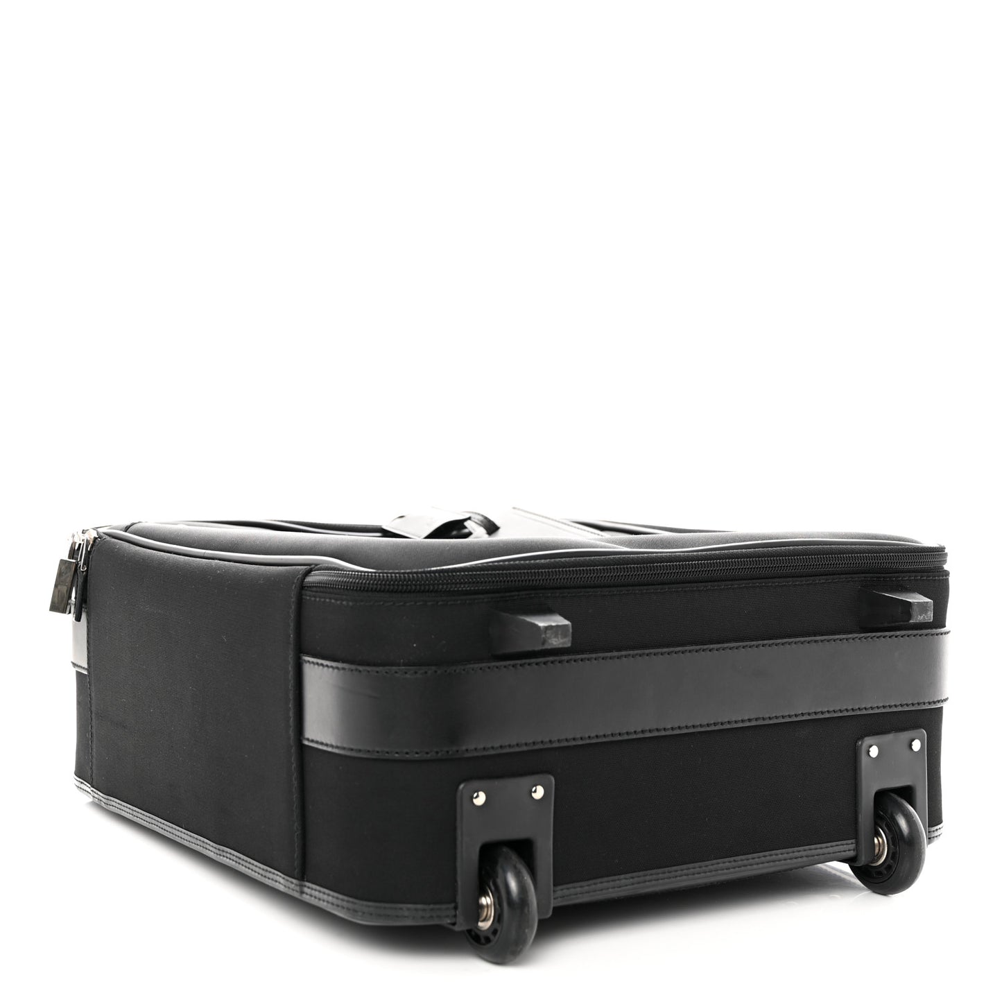 Canvas Carry On Trolley Black