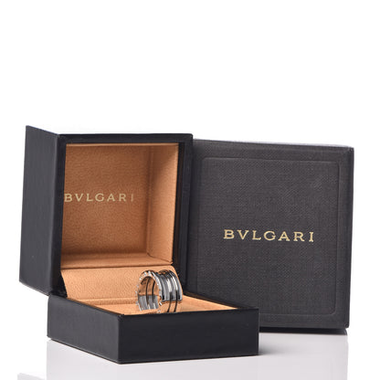 Bulgari 18K White Gold B.Zero1 Three-Band Ring 51 5.75 6 of 6
