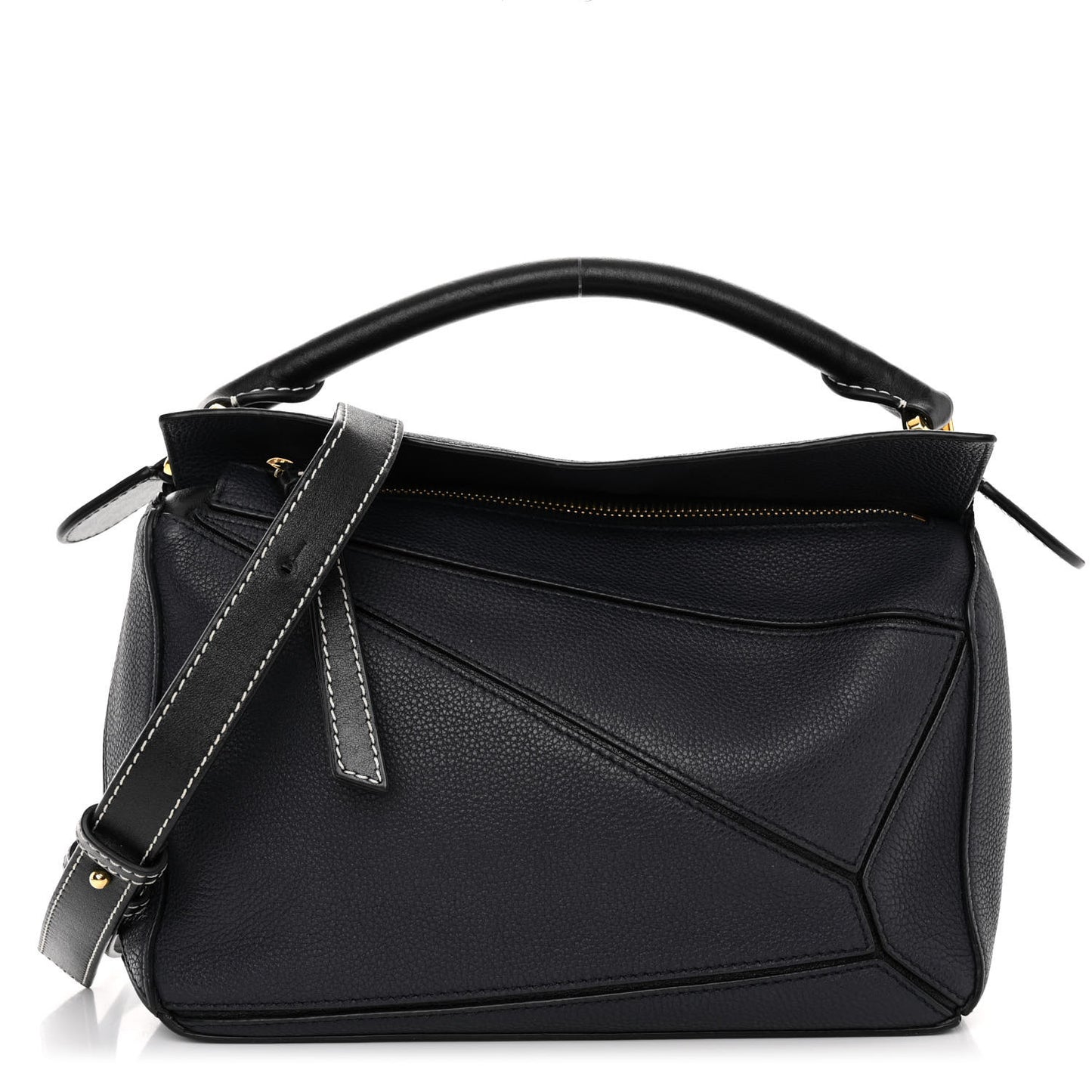 Calfskin Small Puzzle Bag Marine