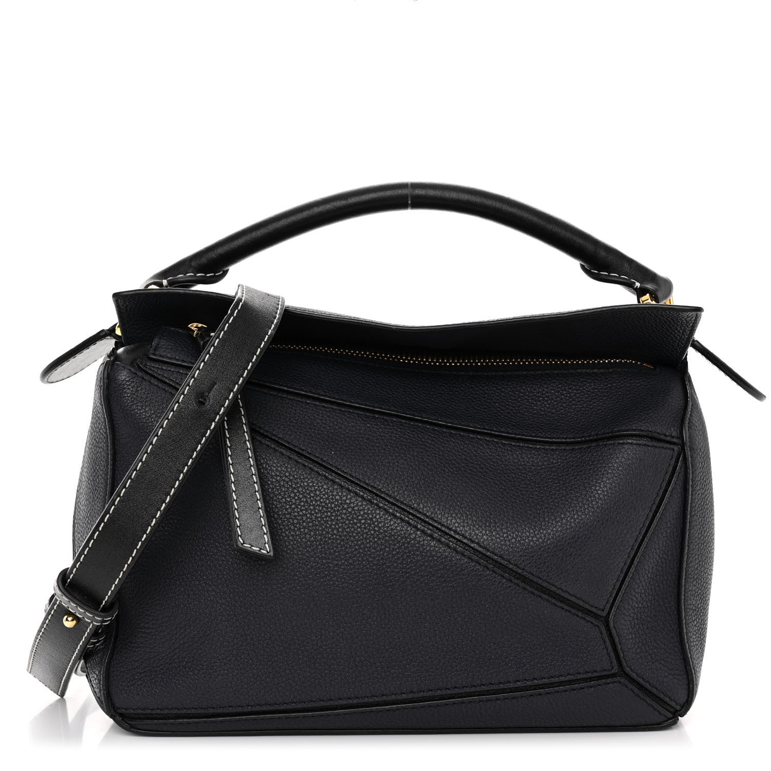 Loewe Calfskin Small Puzzle Bag Marine 1 of 10