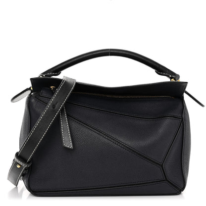 Loewe Calfskin Small Puzzle Bag Marine 1 of 10