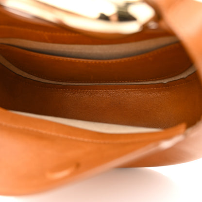 Chloe Grained Calfskin Kiss Bag Small Arizona Brown 5 of 12