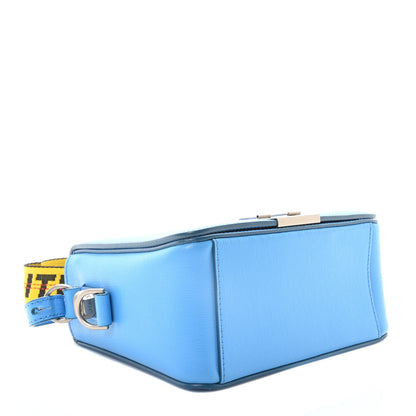 Off-White Calfskin Binder Clip Bag Blue 4 of 11