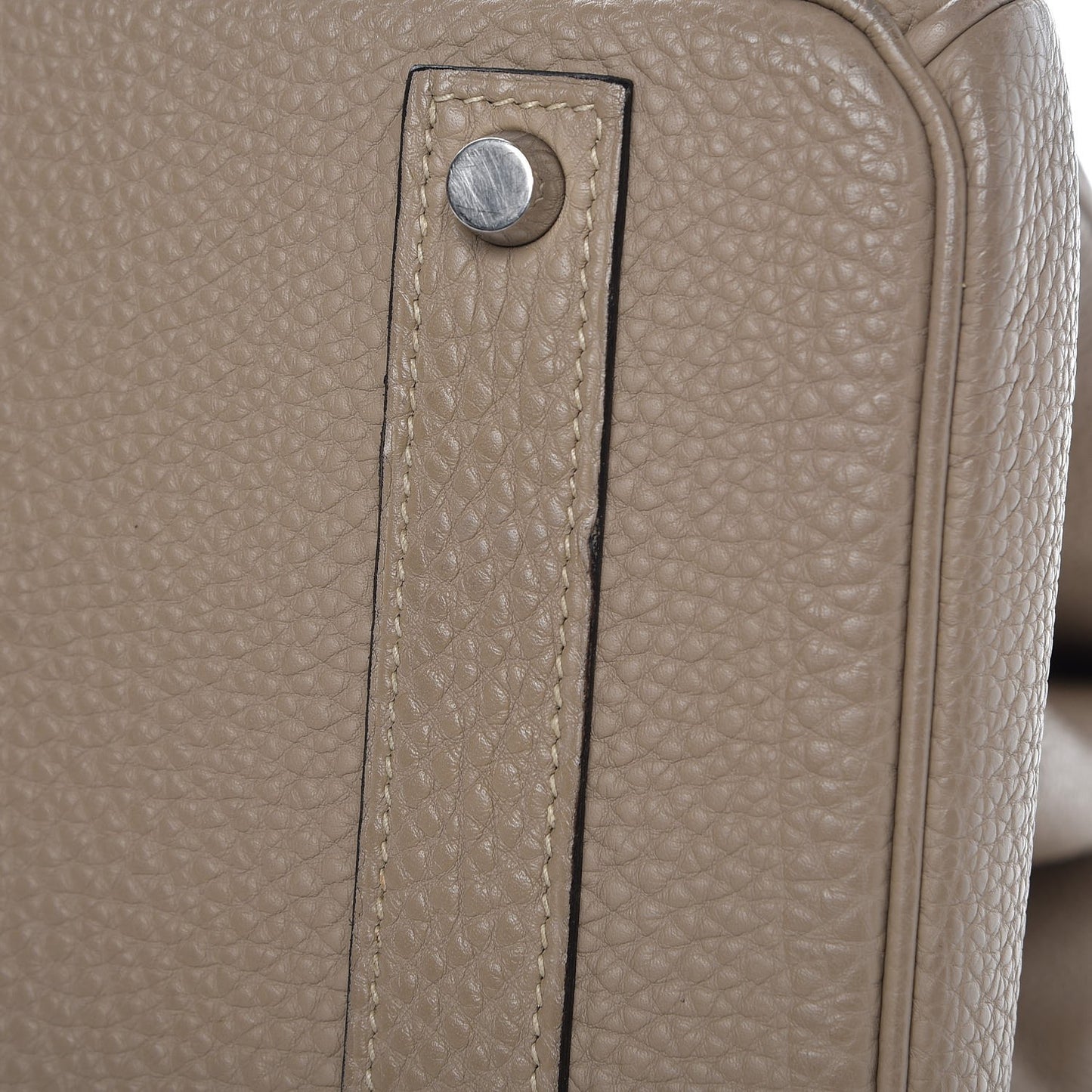Taurillon Clemence Birkin 40 Gris Tourterelle