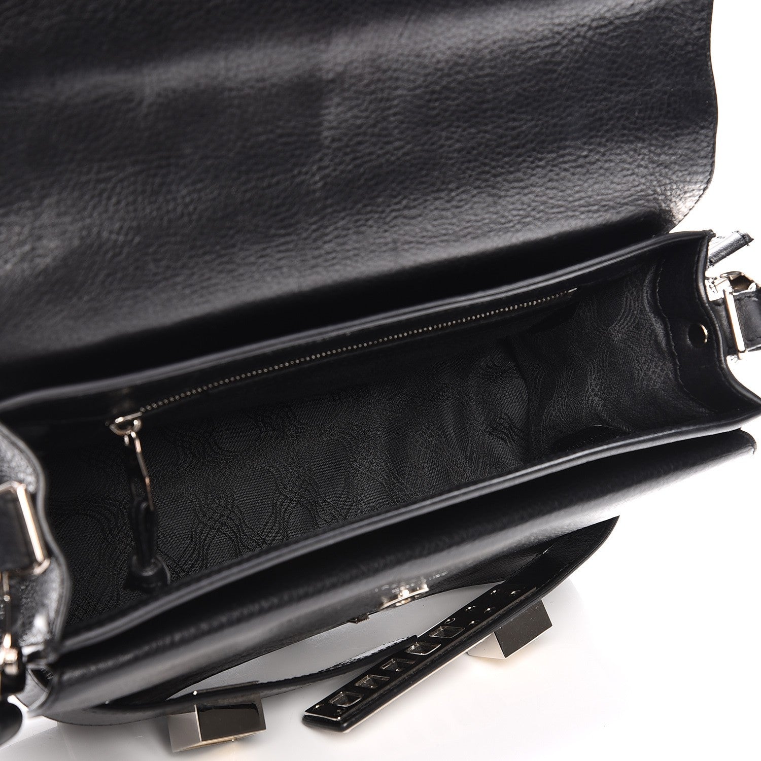 Proenza Schouler Calfskin PS11 Classic Shoulder Bag Black 5 of 11