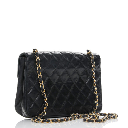 Chanel Lambskin Quilted Small Single Flap Black 3 of 11