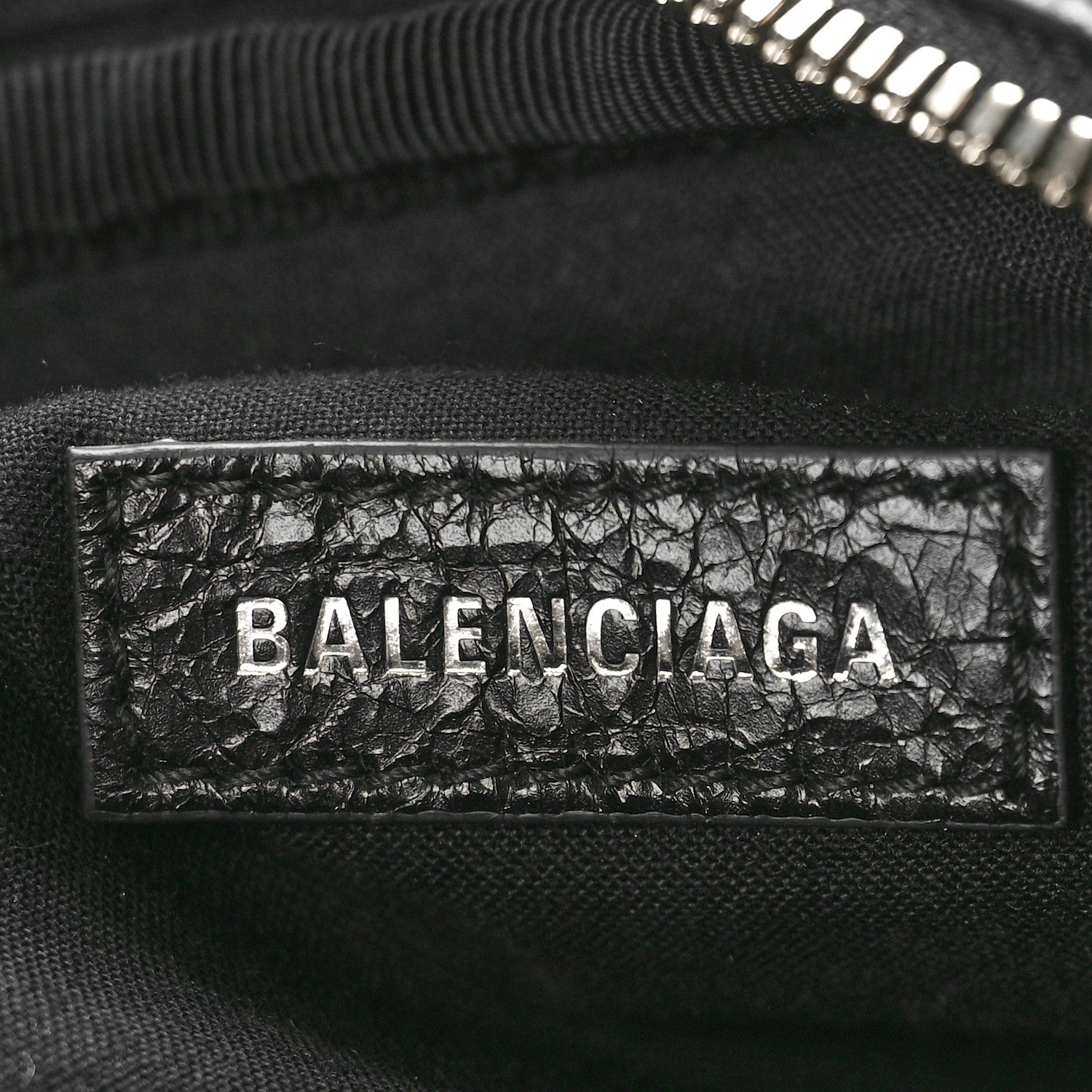 Balenciaga Agneau Arena Le Cagole Crossbody Bag Black 7 of 11