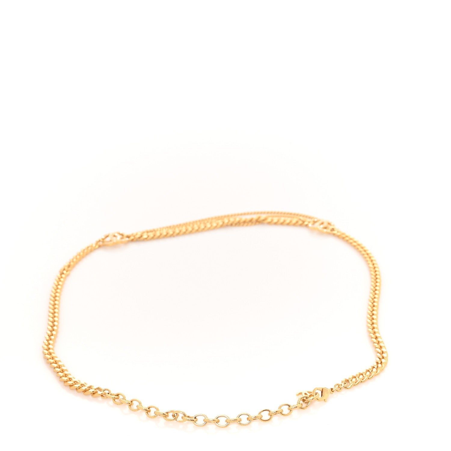 Chanel Crystal CC Multi Strand Chain Belt 70 Gold 2 of 4