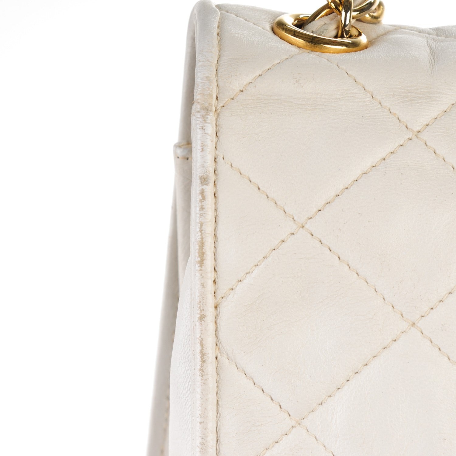 Chanel Lambskin Quilted Small Tassel Single Flap White 13 of 13