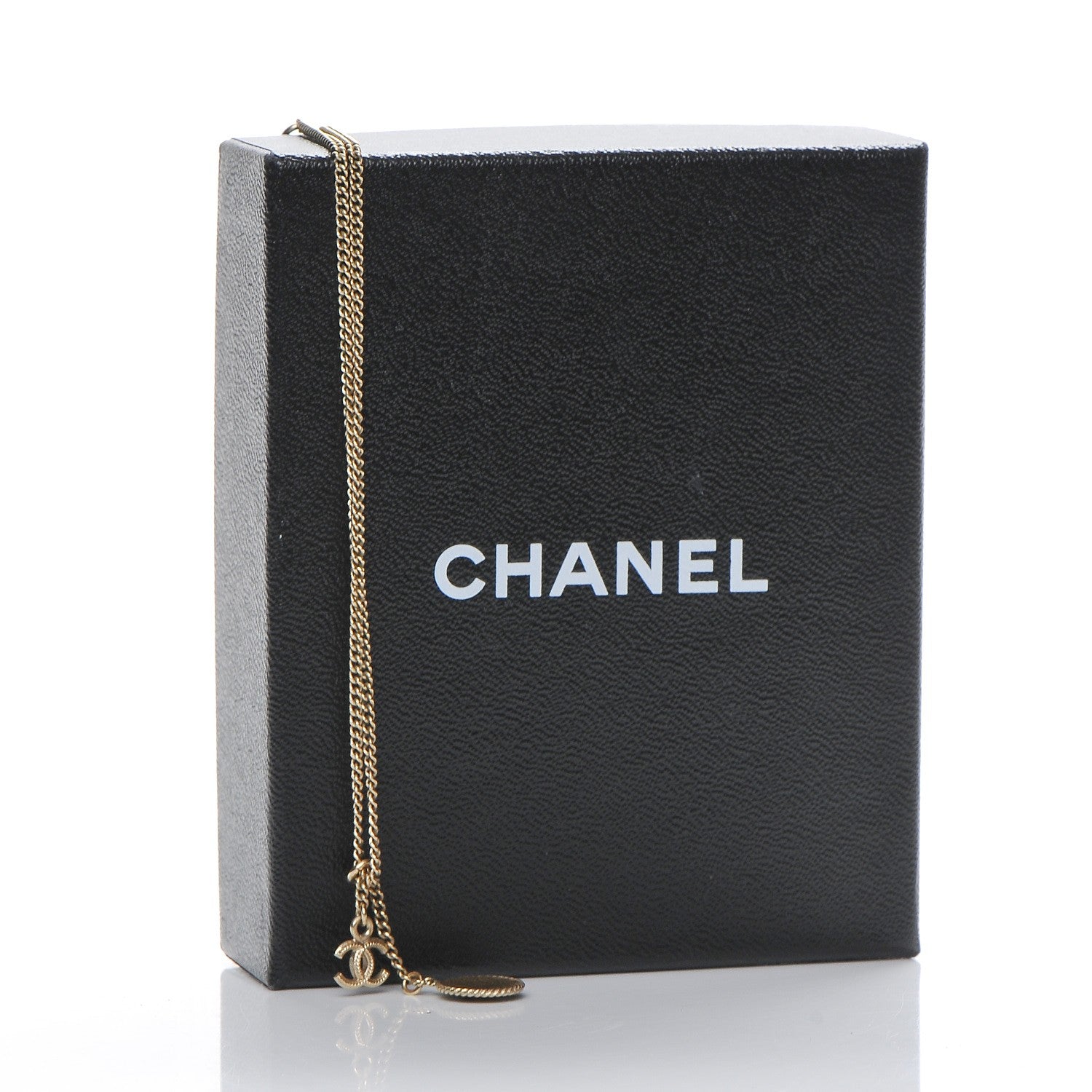 Chanel CC N°5 Necklace Gold 6 of 6