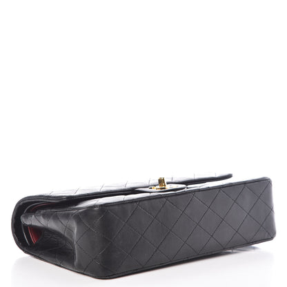 Chanel Lambskin Quilted Medium Double Flap Black 4 of 13