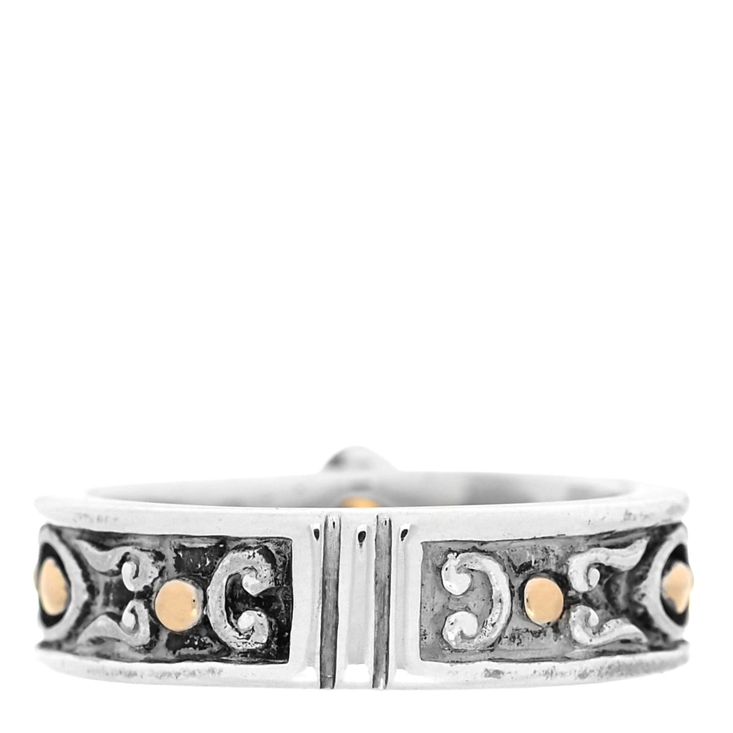 Sterling Silver 18K Yellow Gold Citrine Jaisalmer Ring 53 6.25