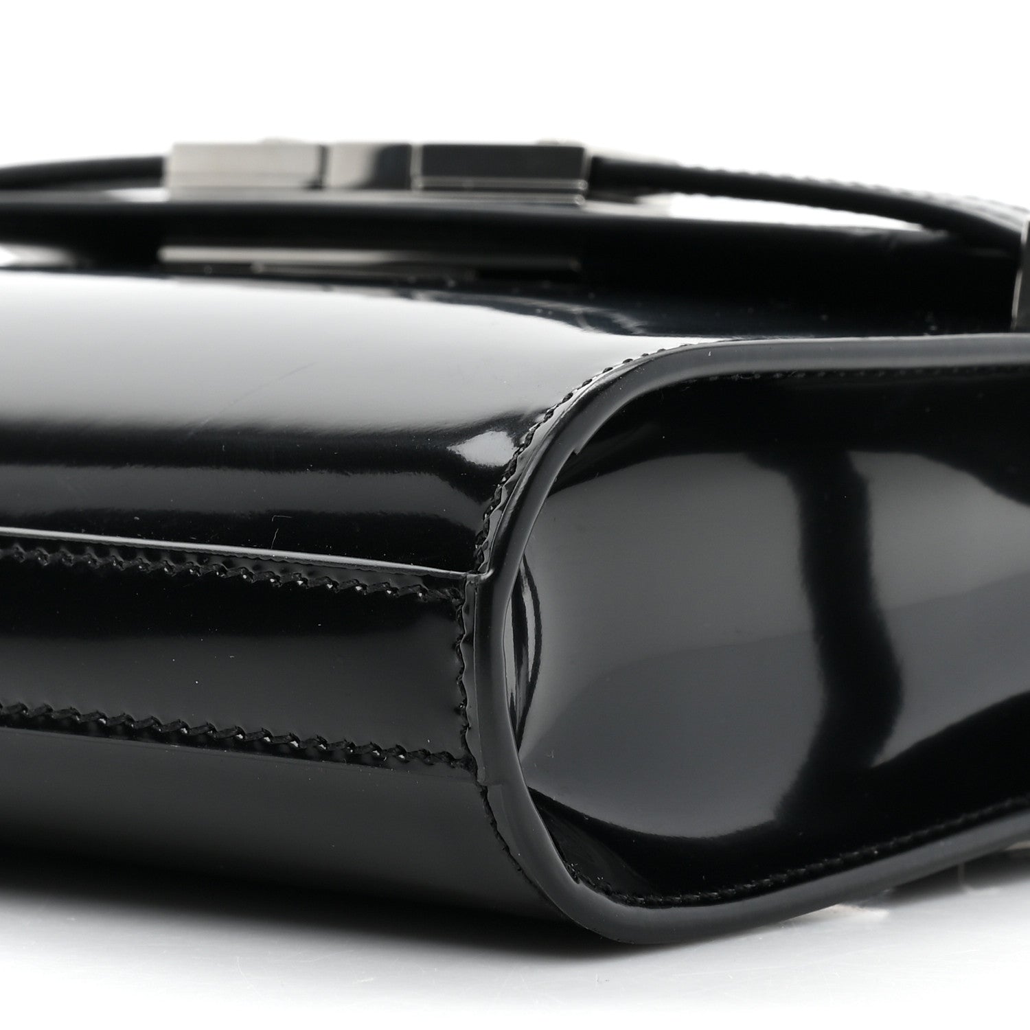 Saint Laurent Spazzolato Mini Manhattan Shoulder Bag Black 7 of 12