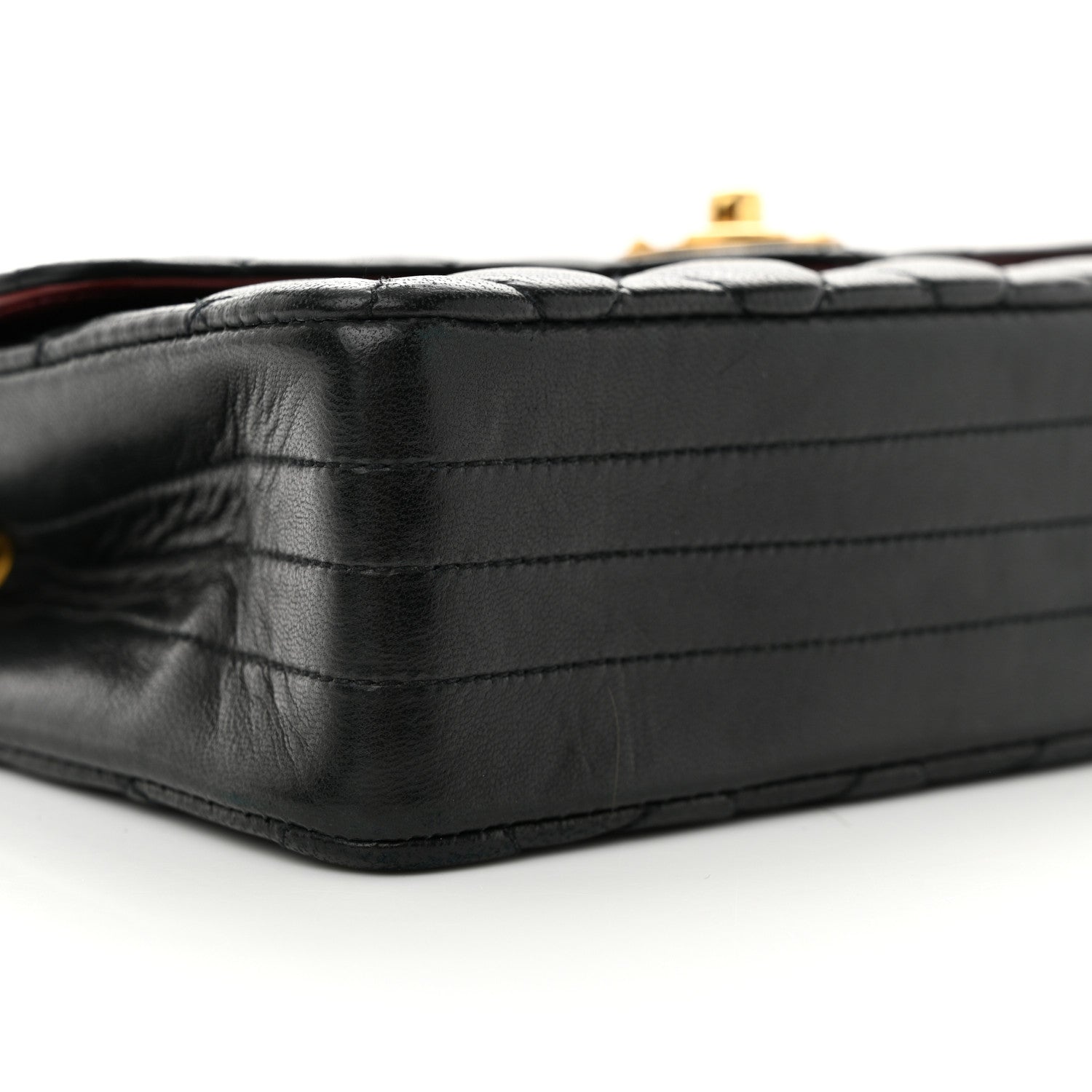 Chanel Lambskin Quilted Small Single Flap Bag Black 10 of 11