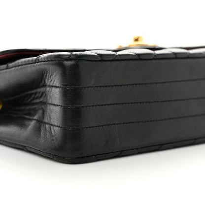 Chanel Lambskin Quilted Small Single Flap Bag Black 10 of 11