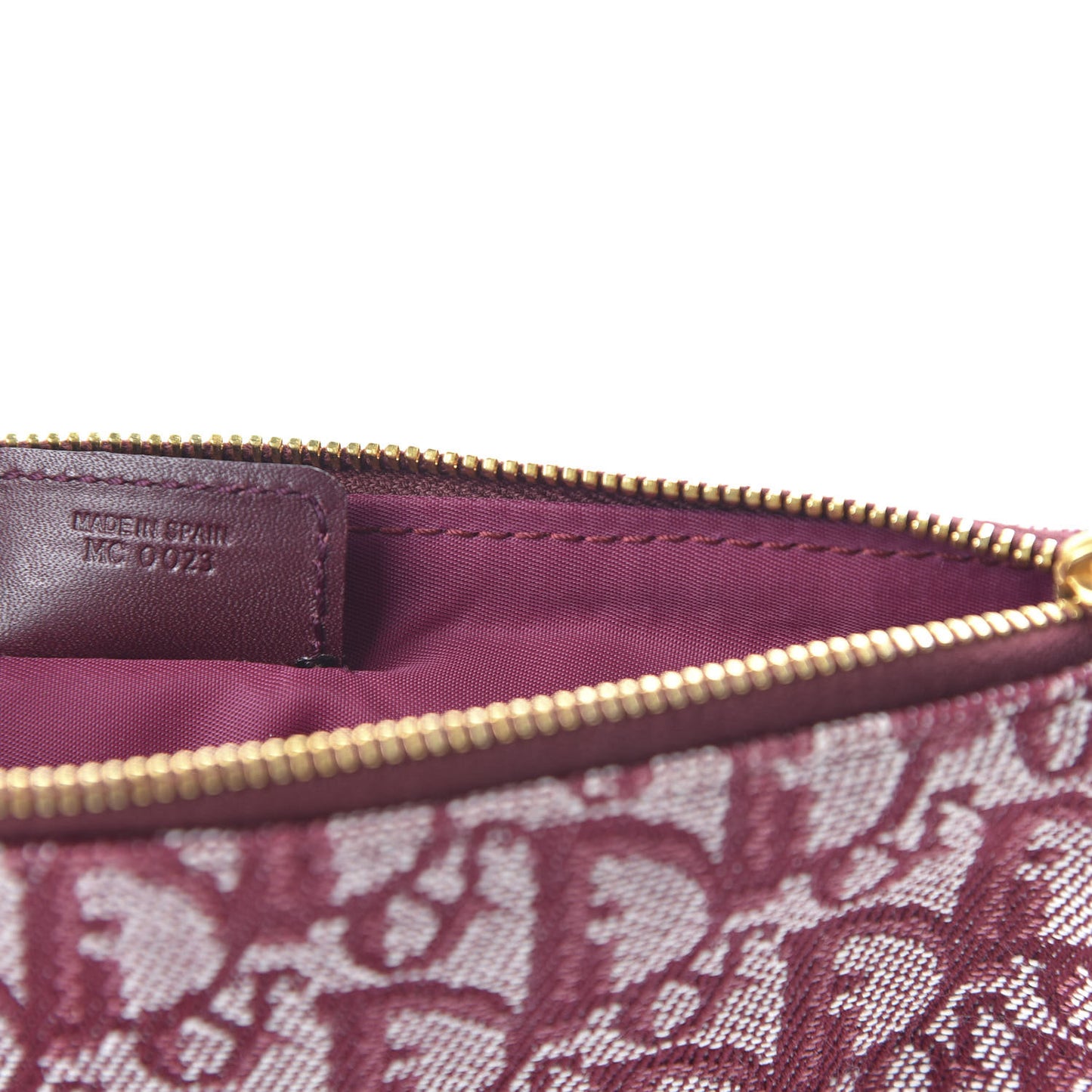 Monogram Mini Saddle Pochette Burgundy