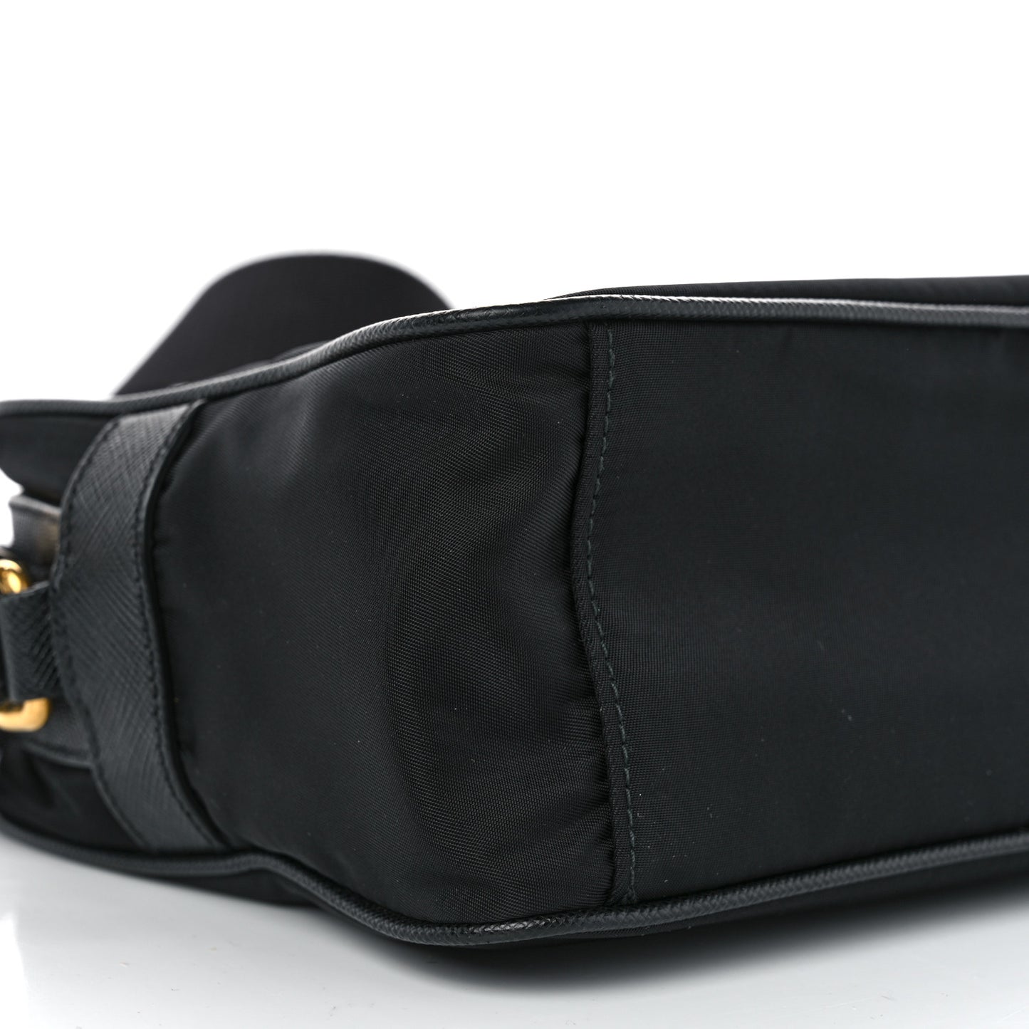 Tessuto Nylon Soft Calf Camera Bag Black