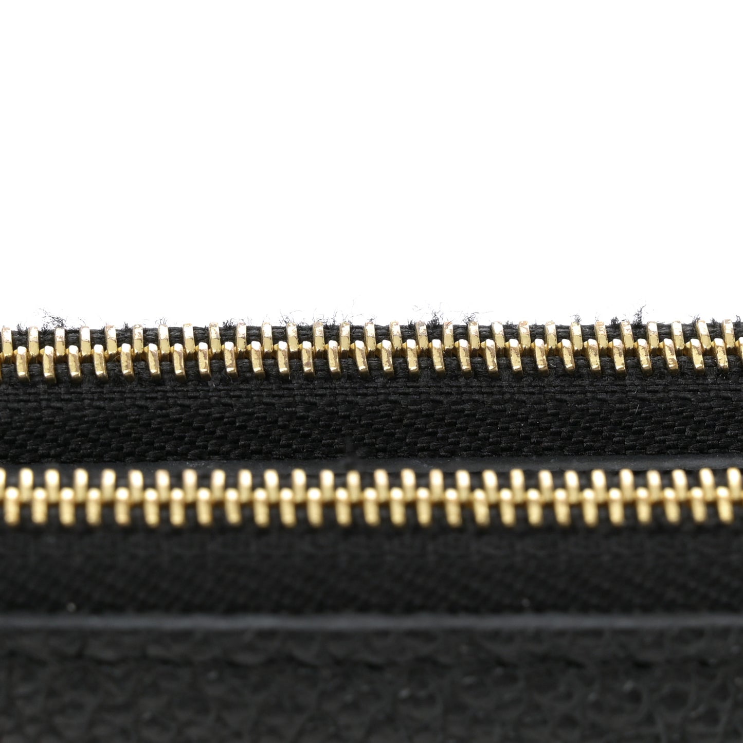 Empreinte Monogram Giant Double Zip Pochette Black Cream