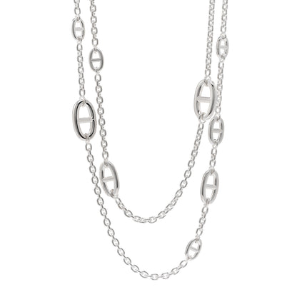 Hermes Sterling Silver Farandole Necklace 160 1 of 5