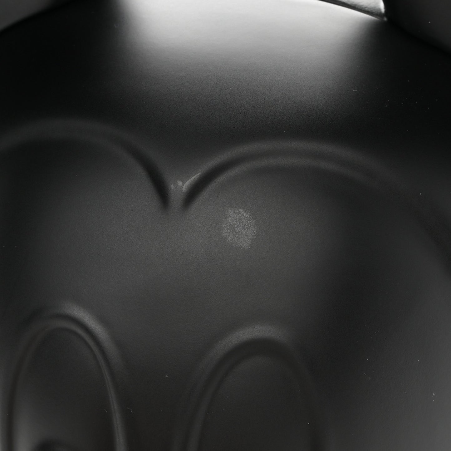 X DISNEY Plastic Mickey Mouse Top Handle Bag Matte Black