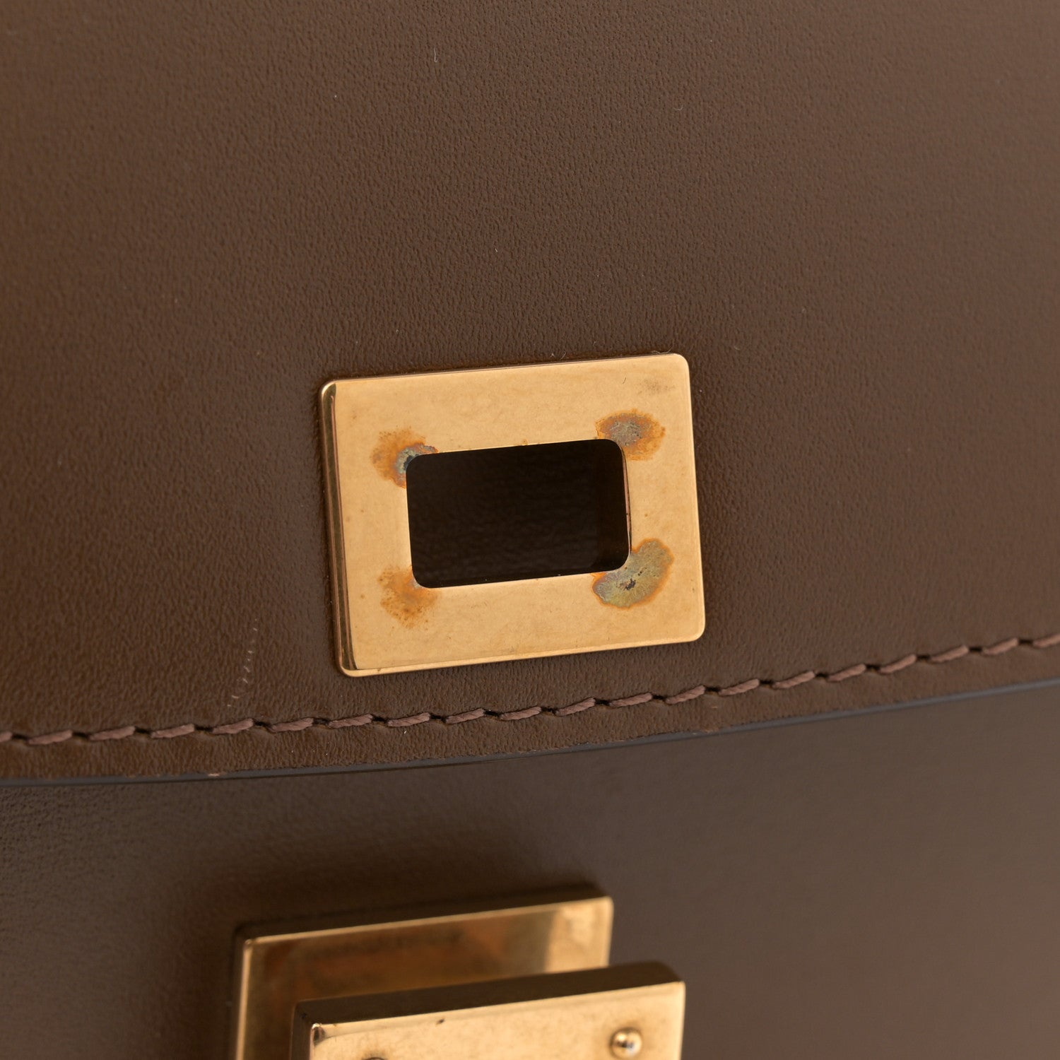 Celine Smooth Calfskin Small Classic Box Flap Bag Camel 12 of 12