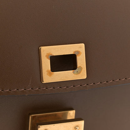 Celine Smooth Calfskin Small Classic Box Flap Bag Camel 12 of 12