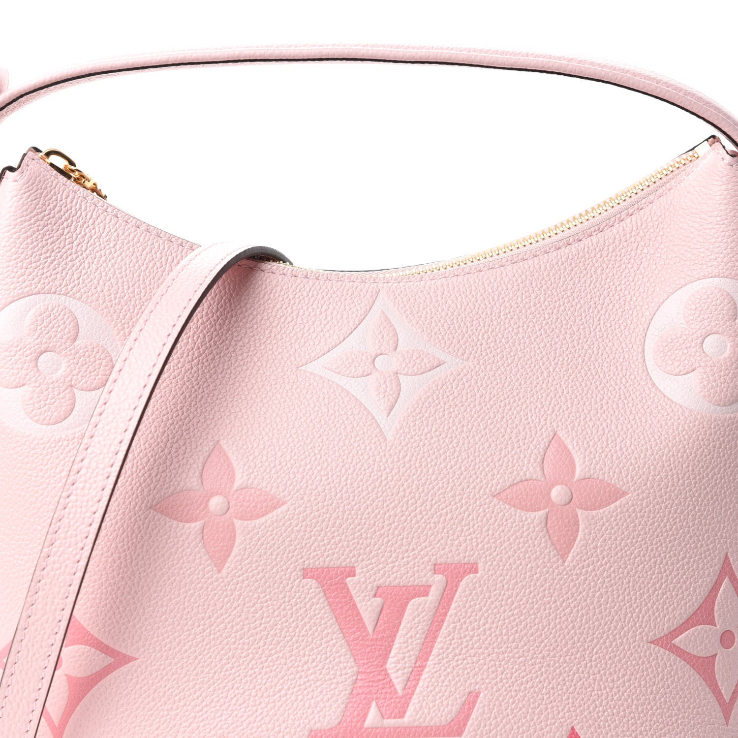 Louis Vuitton Empreinte Monogram Giant By The Pool Marshmallow Hobo PM Bouton De Rose 10 of 11