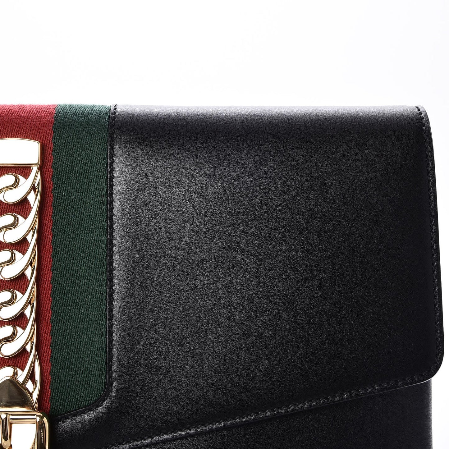 Calfskin Maxi Sylvie Clutch Black