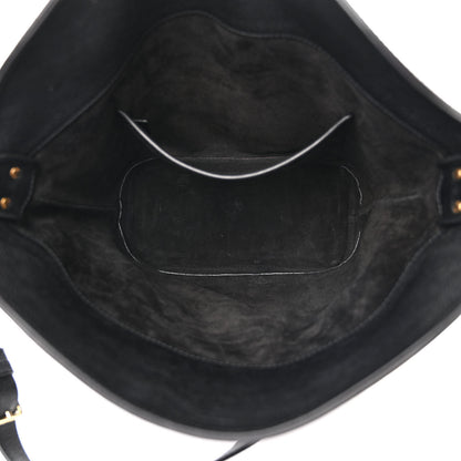 Celine Soft Grained Calfskin Medium Bucket Bag Black 5 of 12