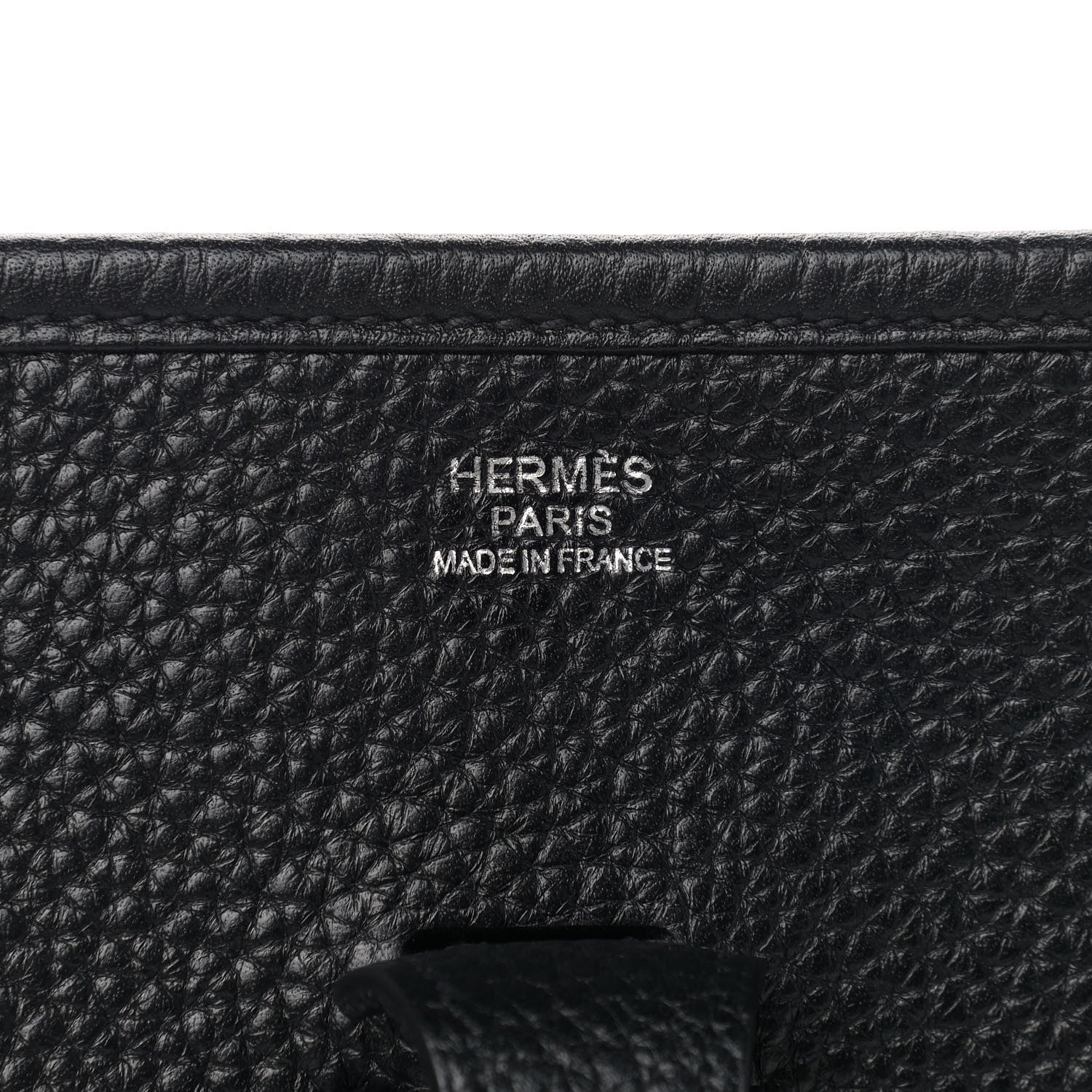 Hermes Taurillon Clemence Evelyne III PM Black 5 of 10
