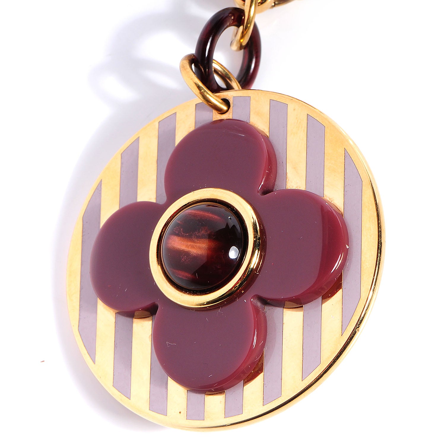 Louis Vuitton Rayures Bag Charm Purple 4 of 5