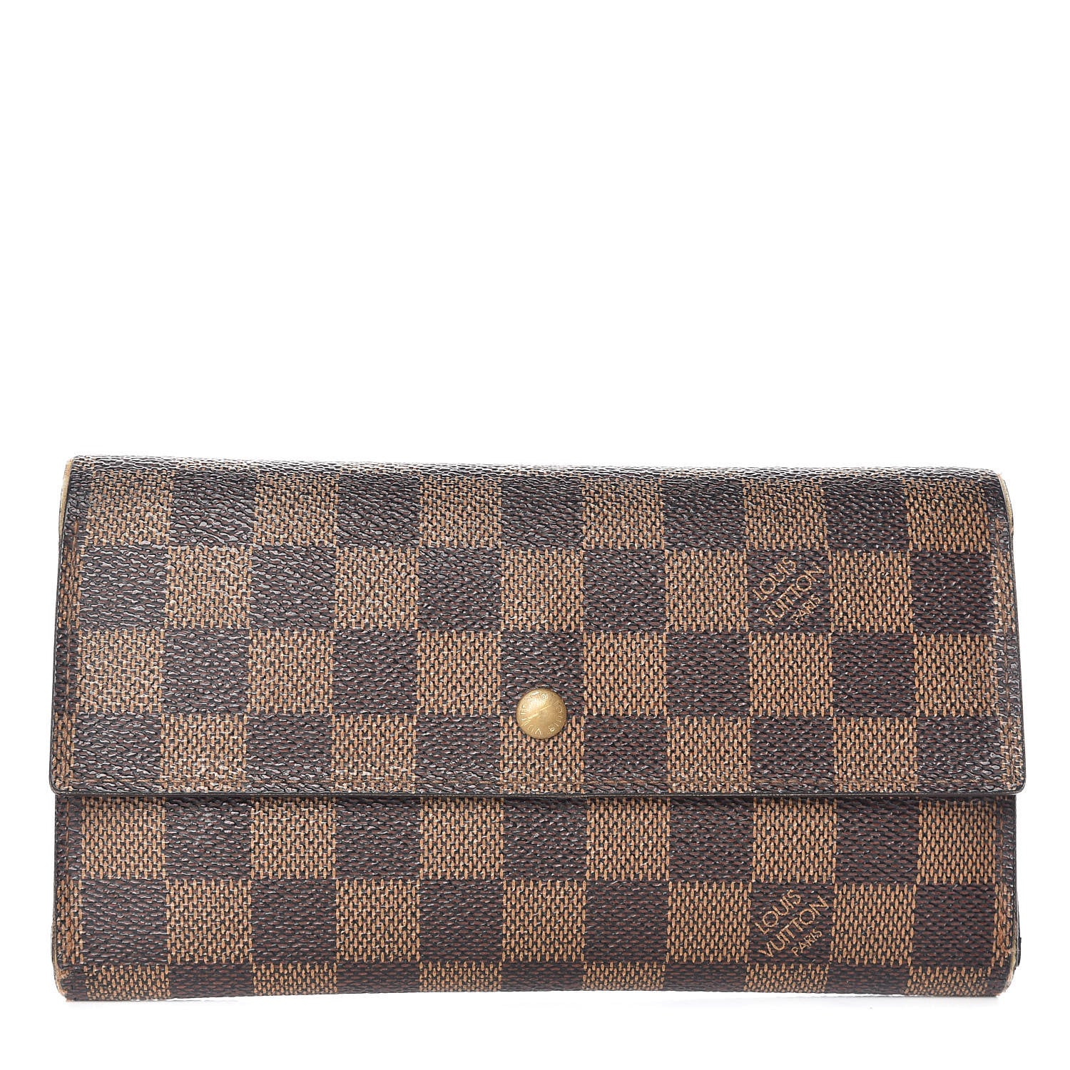 Louis Vuitton Damier Ebene Porte Tresor International Wallet 1 of 13