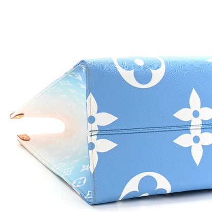 Louis Vuitton Monogram Giant By The Pool Onthego GM Blue 9 of 13