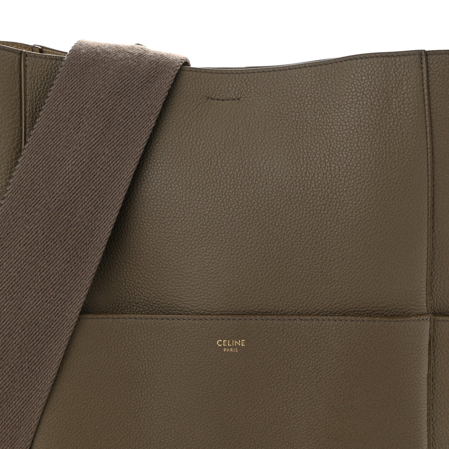 Celine Natural Calfskin Seau Sangle Bucket Bag Dune 8 of 10
