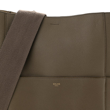 Celine Natural Calfskin Seau Sangle Bucket Bag Dune 8 of 10
