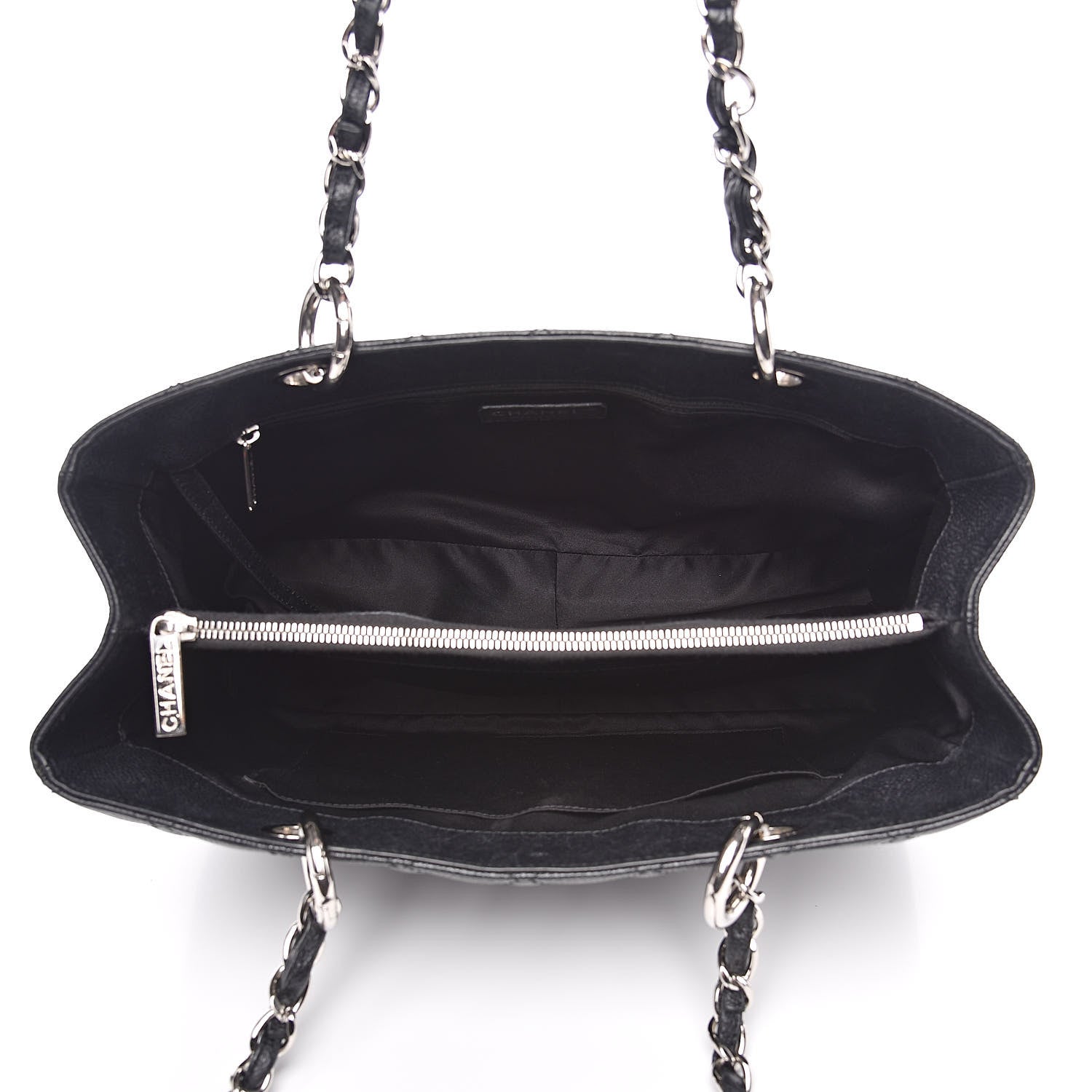 Chanel Caviar Quilted Grand Shopping Tote GST Black 5 of 15