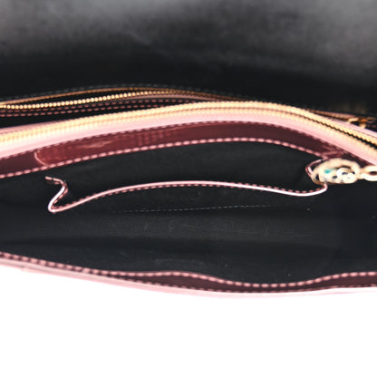 Bulgari Metallic Calfskin Serpenti Forever Crossbody Bag Rose Quartz 7 of 12