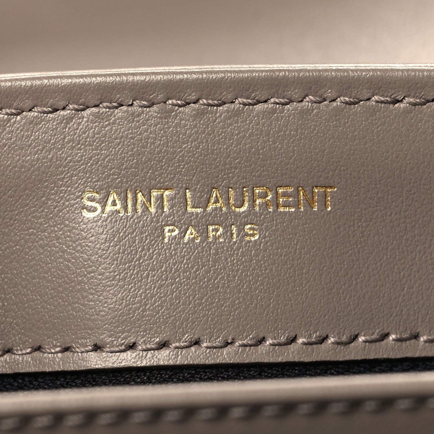 Saint Laurent Calfskin Y Quilted Monogram Toy Loulou Crossbody Bag Dark Beige 6 of 10
