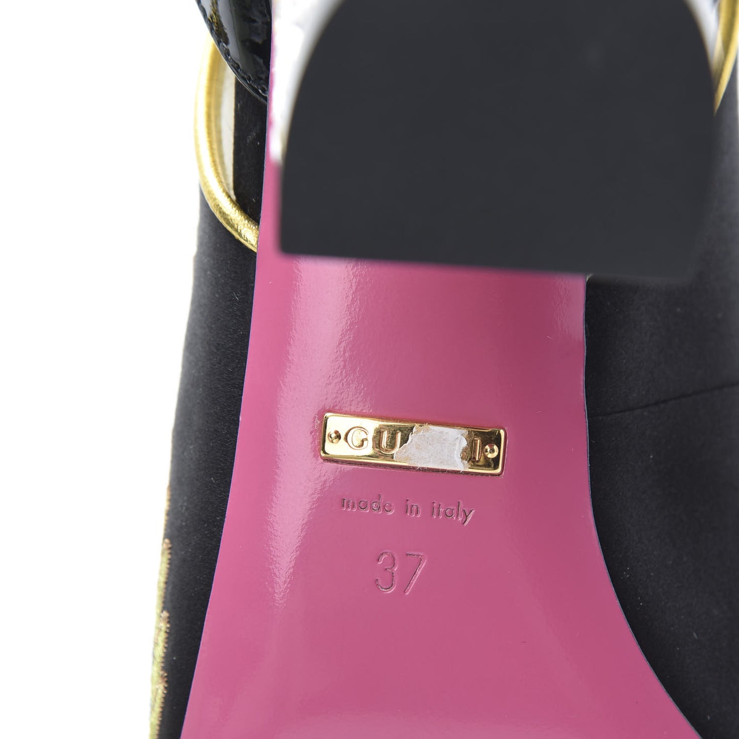 Satin Embroidered Dragon Caspar Pumps 37 Black