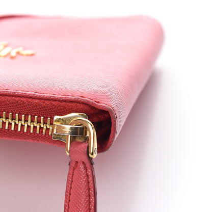 Prada Saffiano Metal Zip Around 6 Key Holder Ibisco 7 of 11