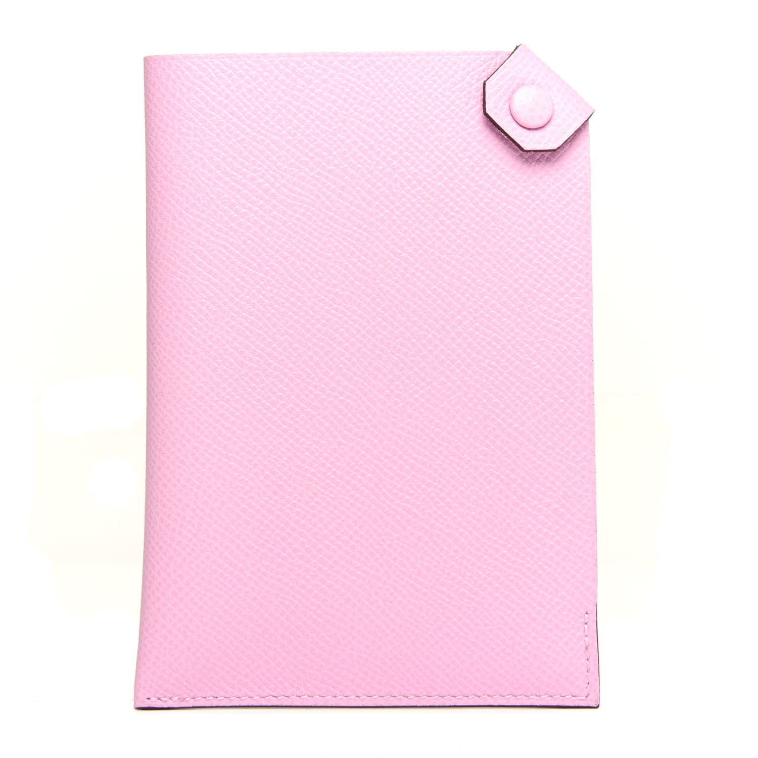 Hermes Epsom Tarmac PM Passport Holder Mauve Sylvestre 1 of 7
