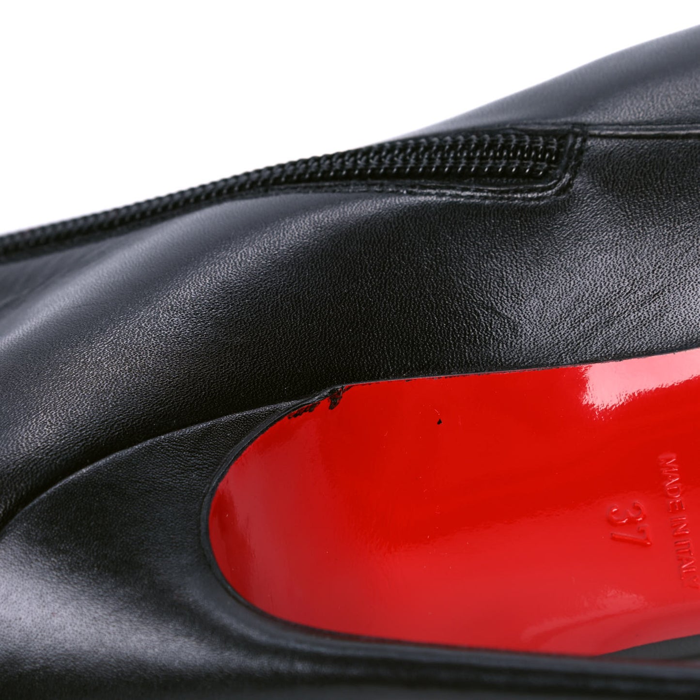 Calfskin Calamijane Booty 100 Ankle Boots 37 Black